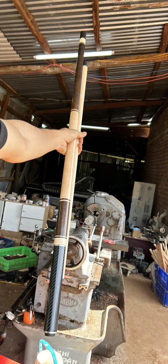 2 Cơ bida Gỗ Mun - Phong - Mun